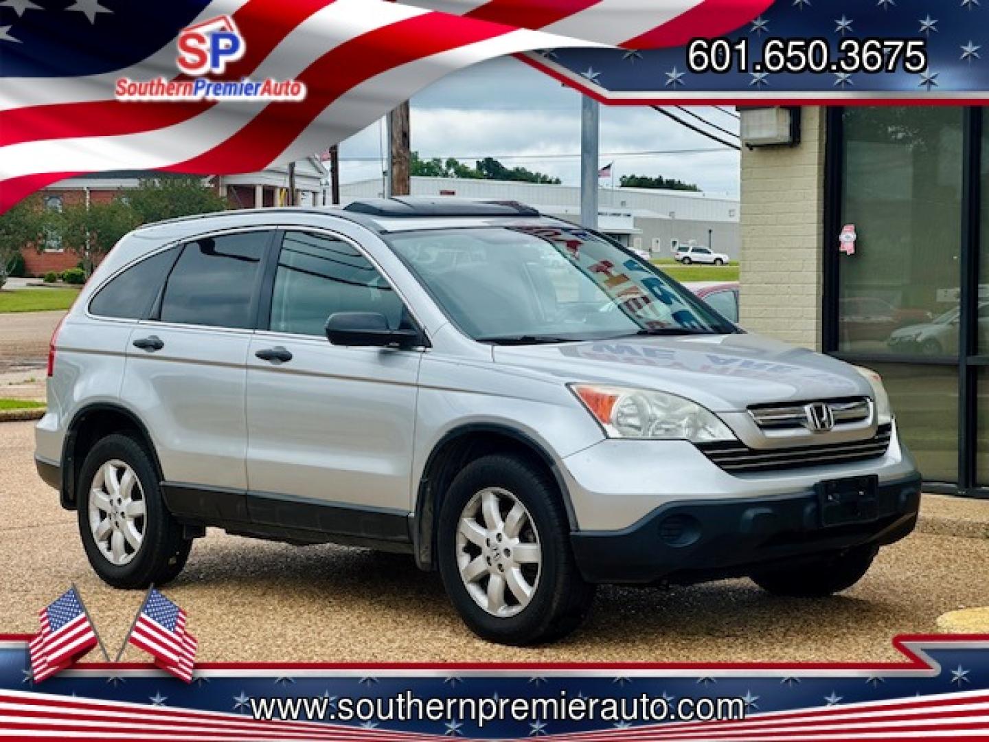 2009 SILVER HONDA CR-V EX (3CZRE38589G) , located at 922 W. Beacon St., Philadelphia, MS, 39350, (601) 650-3675, 32.770447, -89.127151 - Photo#0